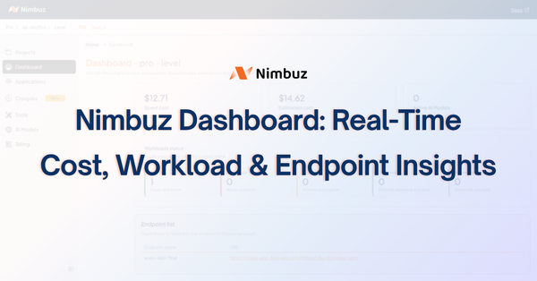 Nimbuz Dashboard: Real Time Cost, Workload & Endpoint Insights